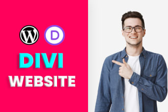 create or customize website by divi theme or divi builder