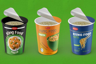 design professional food packaging and label design