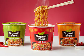 design professional food packaging and label design