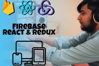 use react js and firebase to create your react website