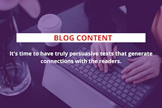 write a persuasive article for your blog