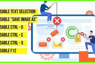 protect your website content and disable right click and f12