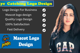 create beautiful mascot logo for business promotion