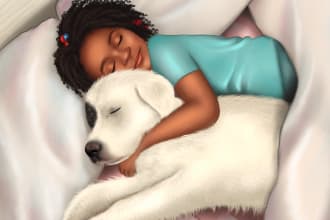 create amazing illustrations in a realistic style