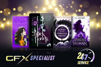 do incredible eye catching book cover designs, ebook, paperback, hardcover