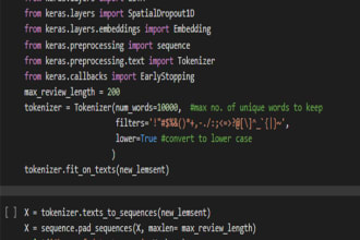 create natural langauge processing models using recurrent neural network