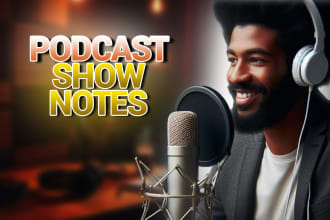 listen and write SEO podcast show notes for your podcast