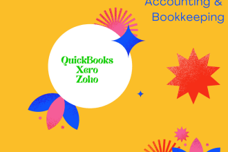 do accounting and bookkeeping in quickbooks, xero and zoho books