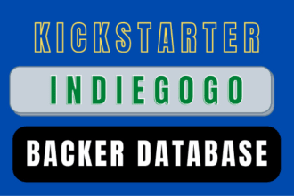 provide 17,000 kickstarter indiegogo super backer leads