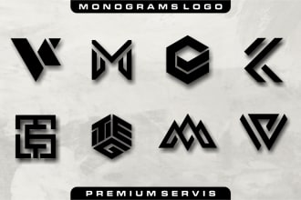 design monogram for clothing brand logo