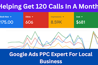 run google ads PPC campaign for local businesses 120 call per month