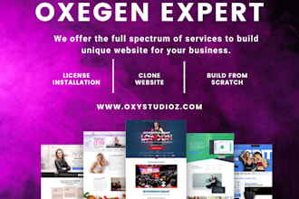 clone, design or redesign your website with oxygen builder