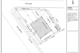 draft 2d site plan or property map from google earth in autocad
