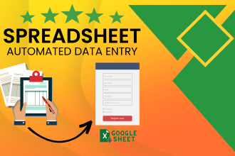 automated data entry form in google sheets and apps script