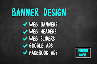 design web banners and headers