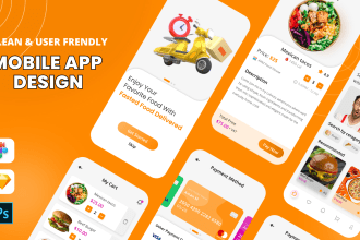 do modern UI UX design for mobile and web