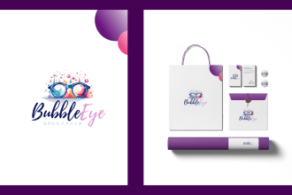 design 2 minimalist logo and creative brand identity