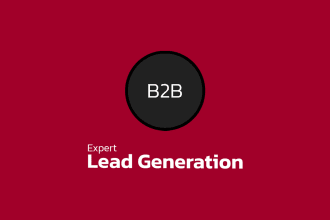 do b2b lead generation by using linkedin and website
