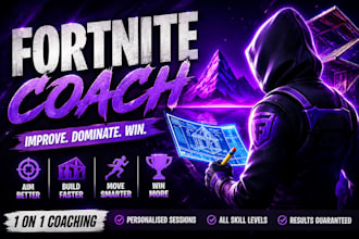 coach you in fortnite improving your aim builds movement etc