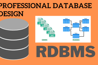 professional database design, migrations and sql queries