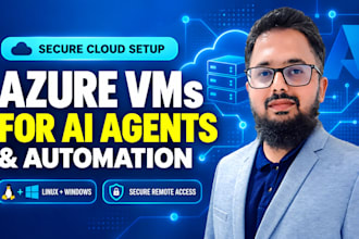 configure secure azure cloud servers for ai agent hosting