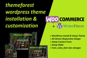 install and customize wordpress themeforest theme