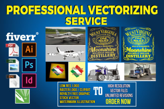 vectorize, recreate, your logo or graphic