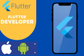be your flutter developer build android ios flutter app