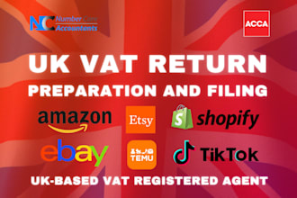prepare and file the UK vat return to hmrc