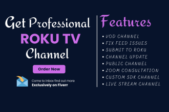 develop professional roku tv channel