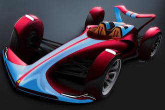 design a high quality product or automotive concept