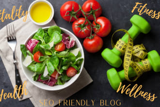 write a well researched SEO fitness or healthy eating blog