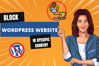 block wordpress website in specific country