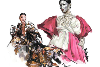 draw fashion illustrations and fashion collections