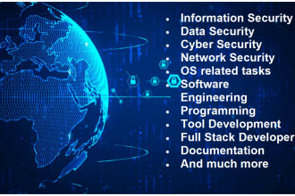 do cybersecurity and information security projects