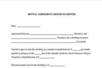 draft rent, lease agreements