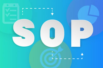 write full operations manual with streamline procedures sops