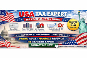 prepare and file USA federal tax returns