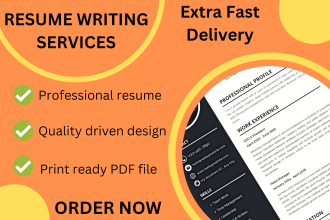 create your 1 to 2 page resume in ms word document