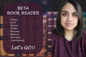 beta read and critique to provide feedback