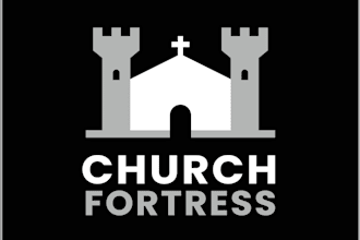 do awesome christian, religious or ministry unique minimalist church logo