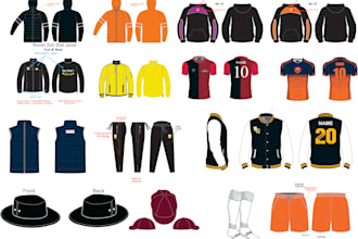make mockups and designs for your clothing and apparel