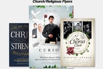create a professional flyer for your church event