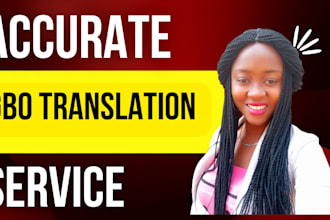 do igbo translation to english or igbo to other languages