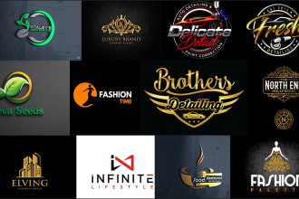 design unique trendy minimalist logo for you