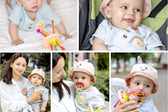 shoot baby ad,lifestyle,amazon product photography and video your baby product