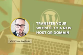 transfer your website to a new host or domain