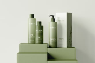 do minimalist cosmetic packaging and label design