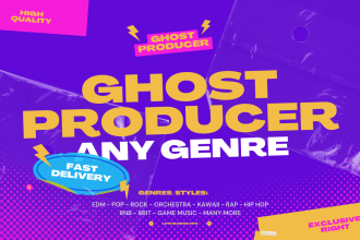 be your music producer for any genre with one day delivery