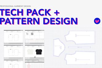 design your fashion collection with tech packs and patterns